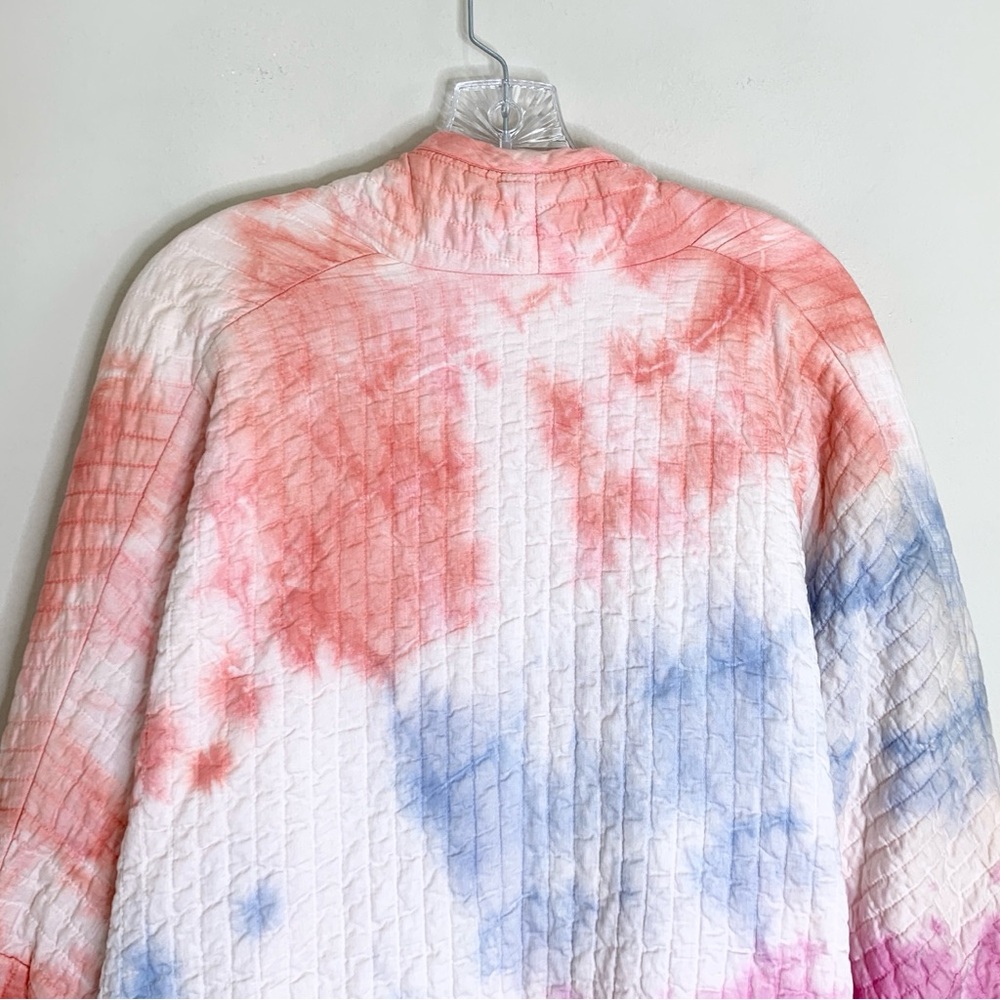 Anaak Raj Quilted Jacket (One Size) Oversized Cotton Tie-Dye Kimono - Picture 13 of 16